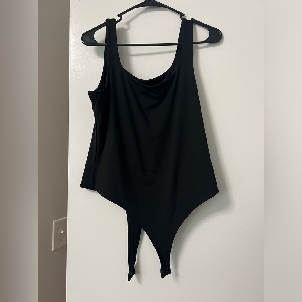 Banana Republic double lined black body suit